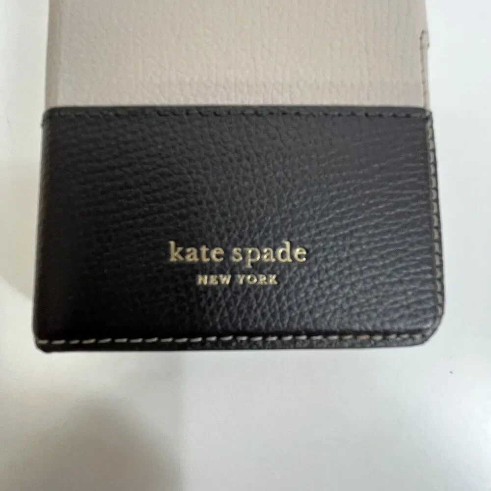 Kate Spade iPhone XR leather magnetic wrap protective phone case excellent Cond.